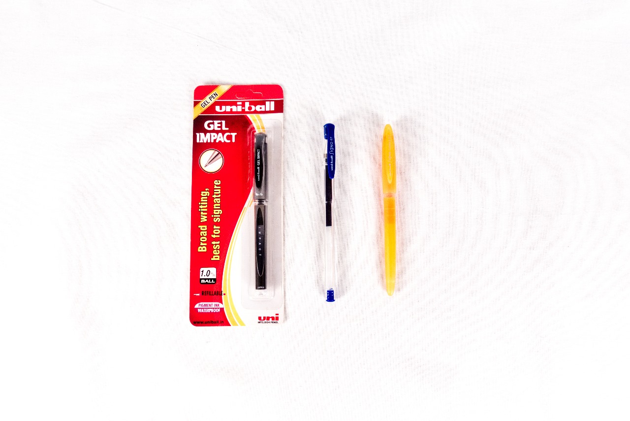 Uni ball gel pens